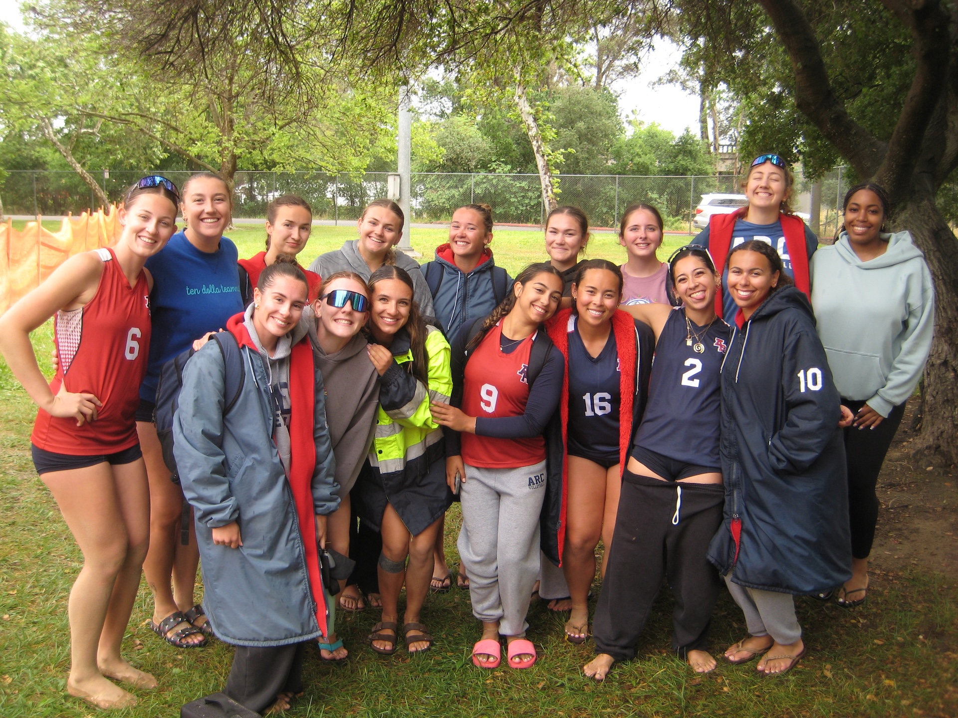 Beavers Become One with the Water on Stormy Sophomore Day