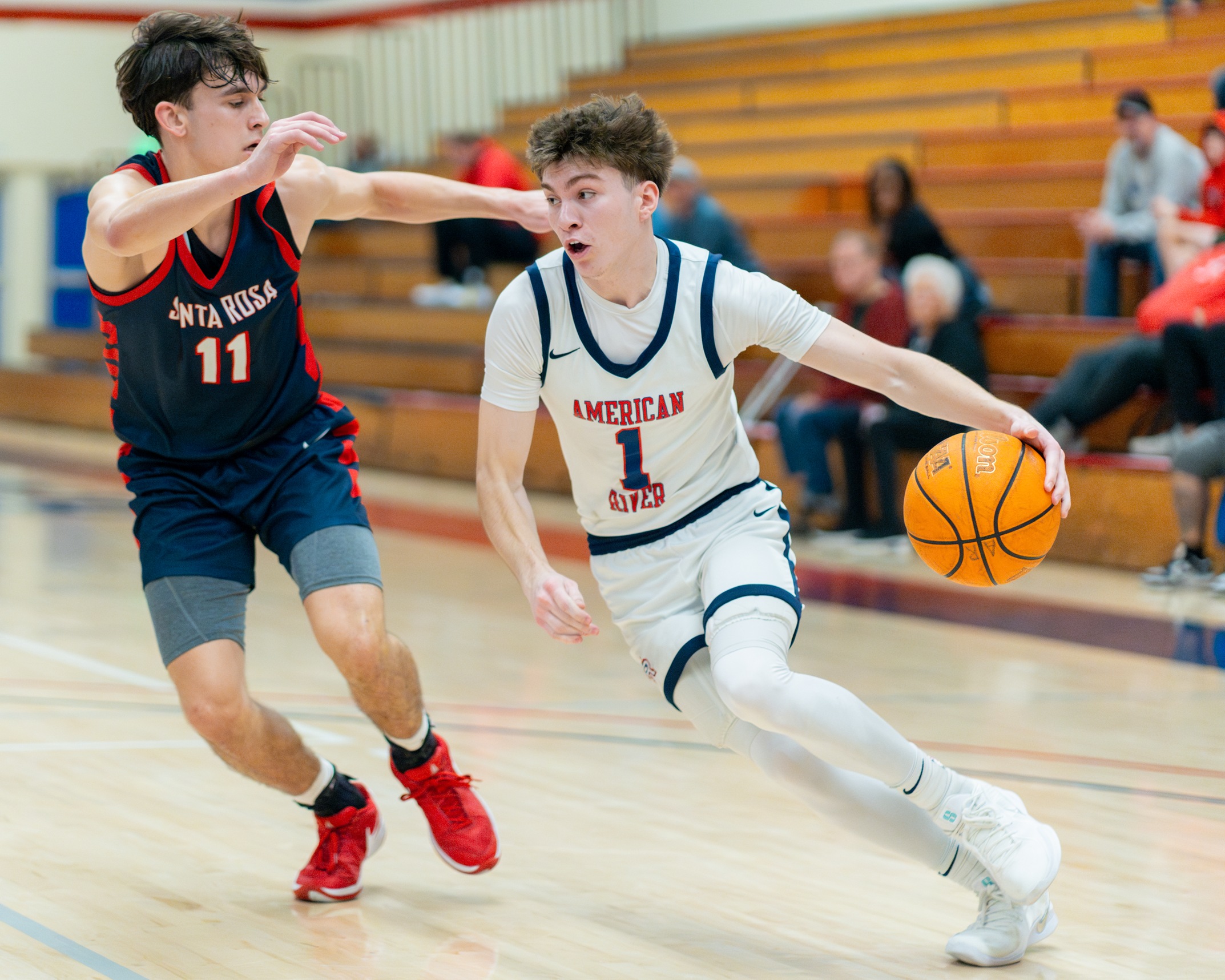 Men's Basketball Scores in Final Seconds to Pick Up a Road Win Over Diablo Valley College