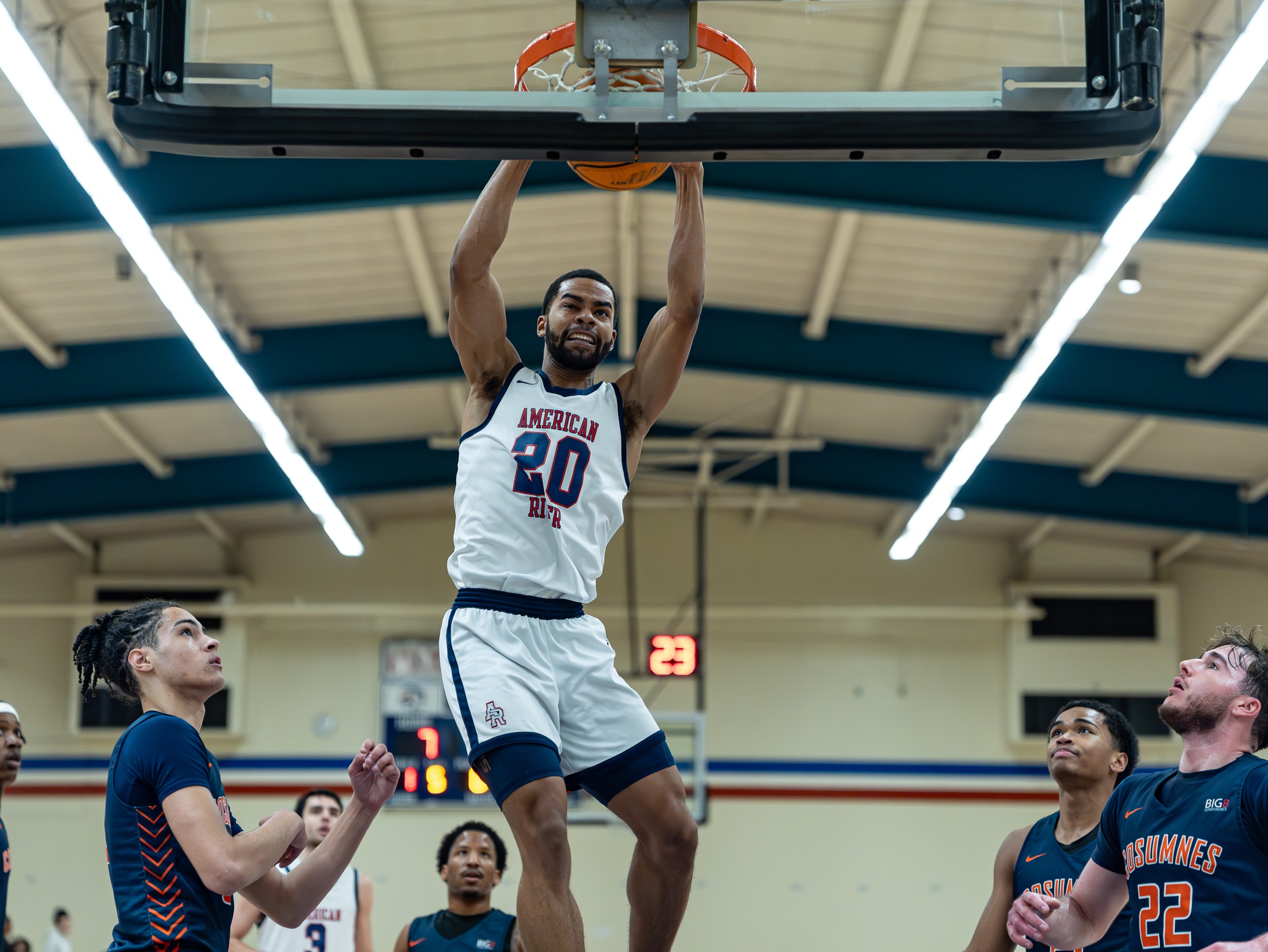 Men's Basketball Drops Home Game Against Cosumnes River College