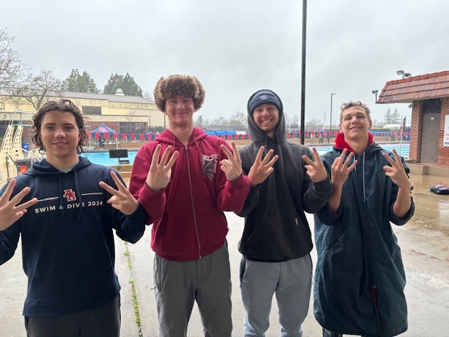 Men's Swim and Dive Opens 2025 Season with a Pair of Record Breaking Performances