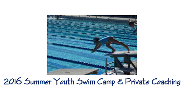 2016 Summer Youth Swim Camp & Private Coaching