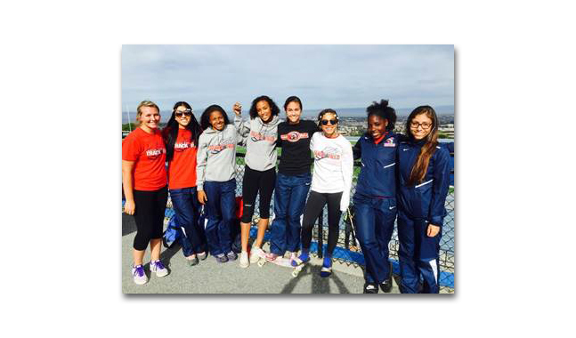 Lady Beavers at Bob Rush Invite in San Mateo