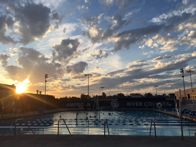 Beavers' early morning practice.